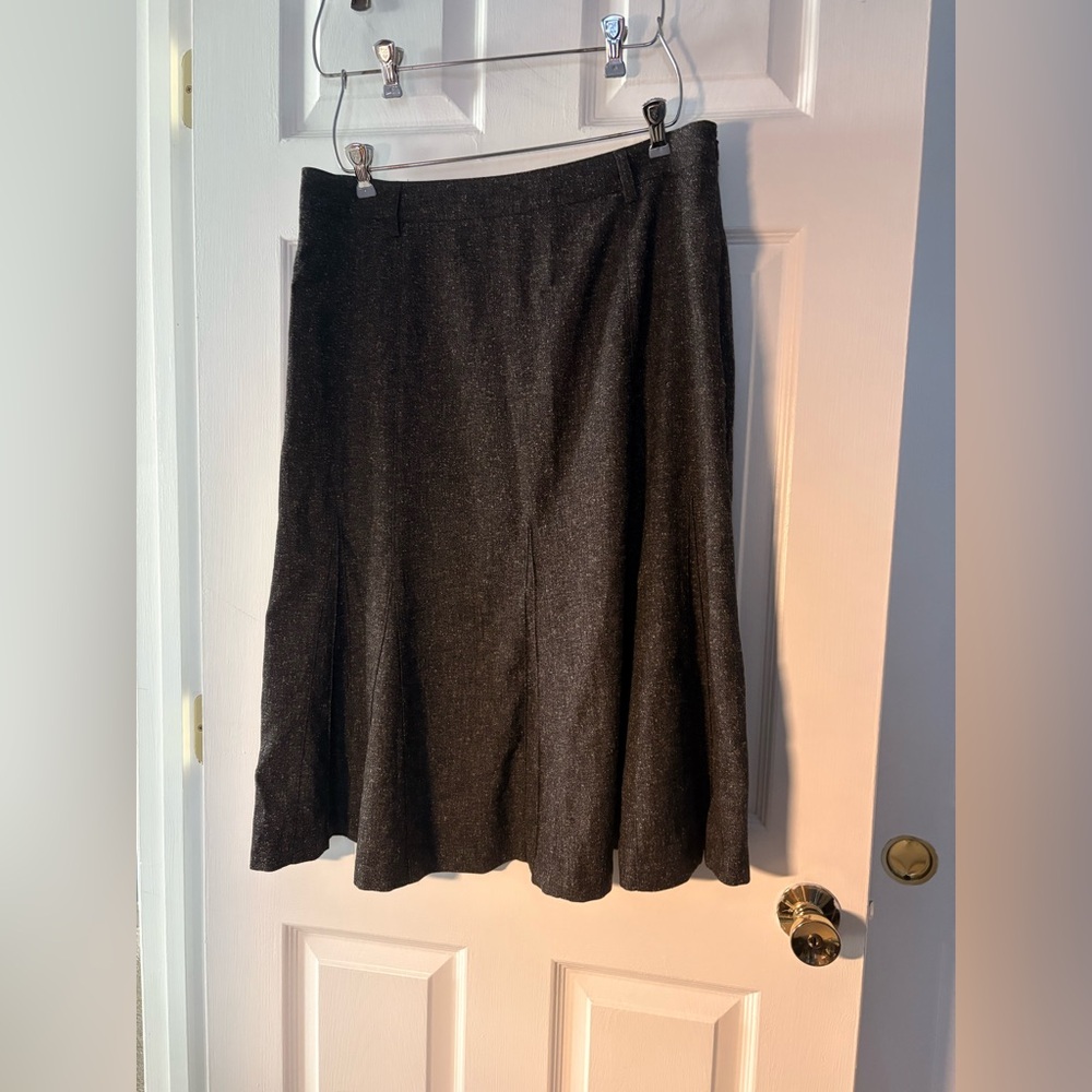 East 5th Classic Gray Tweed  A-Line Women's Tulip Skirt